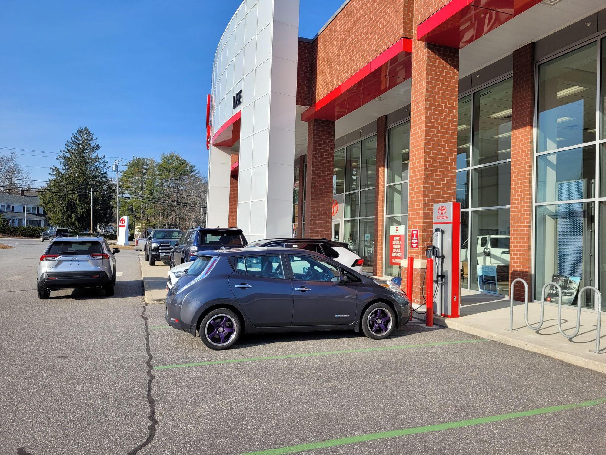 Lee Toyota Service Topsham, ME EV Station
