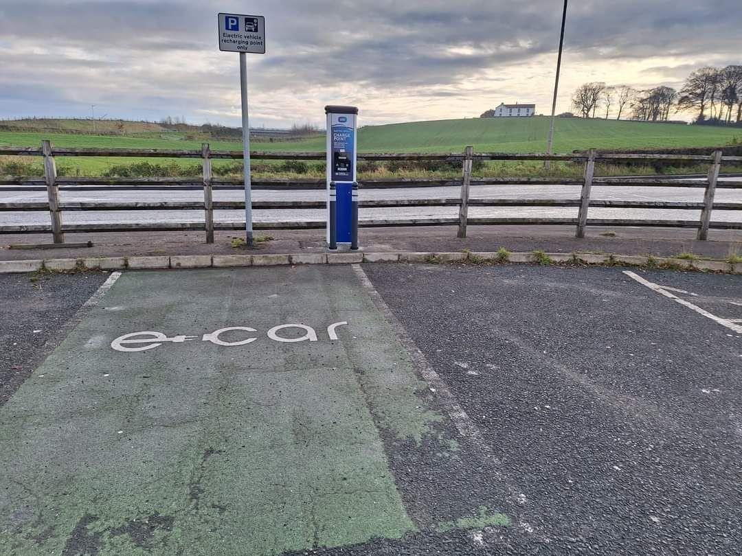 Castledawson Road Park and Ride Magherafelt, Northern Ireland EV