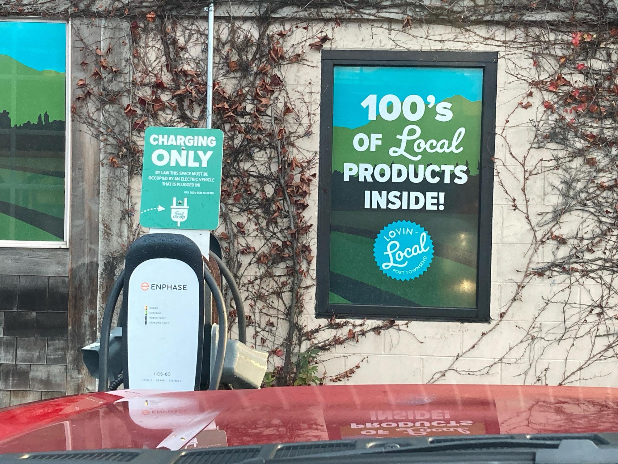 The Food Coop Port Townsend, WA EV Station