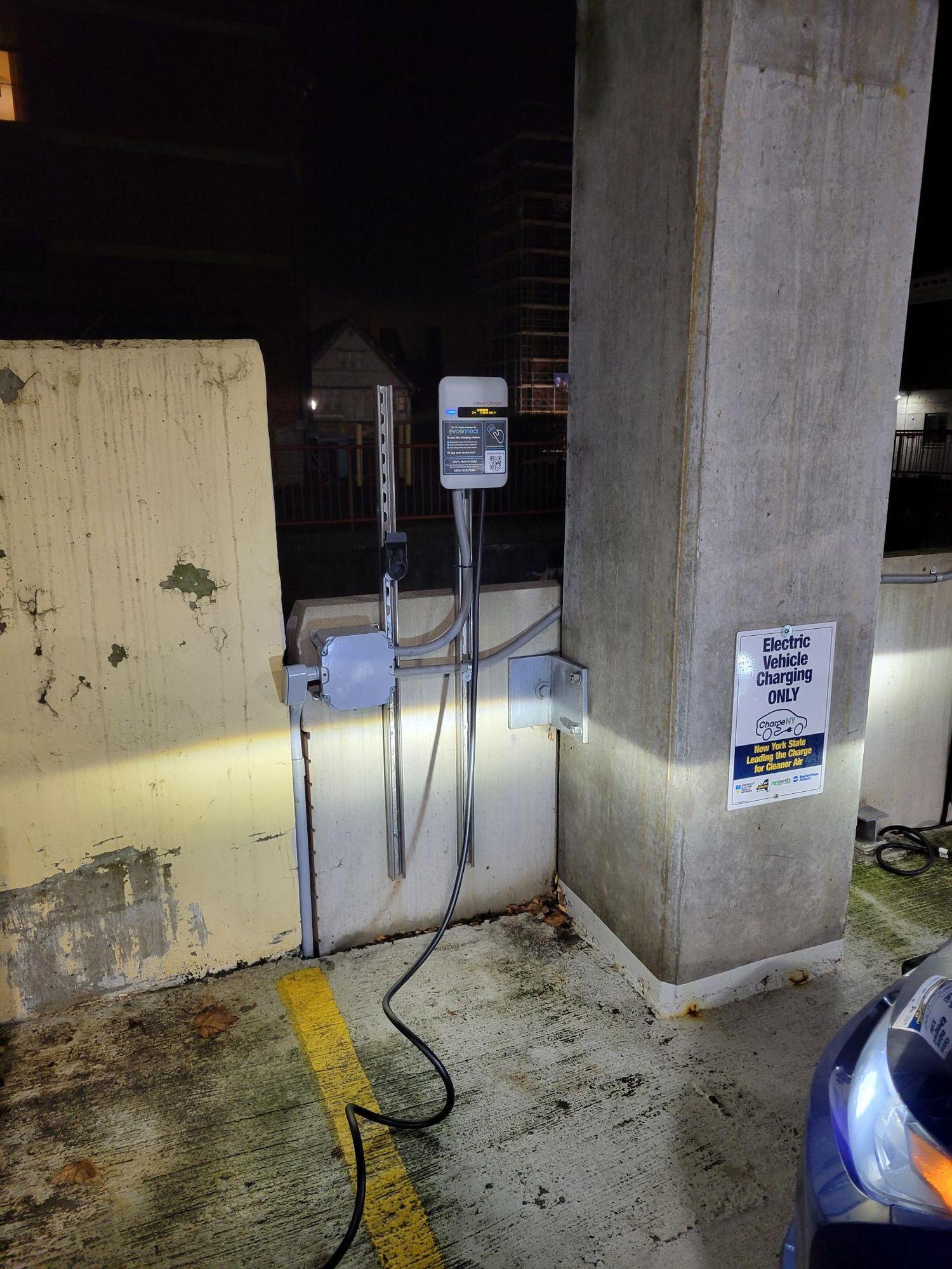 Cherry Street Parking Ramp Jamestown, NY EV Station