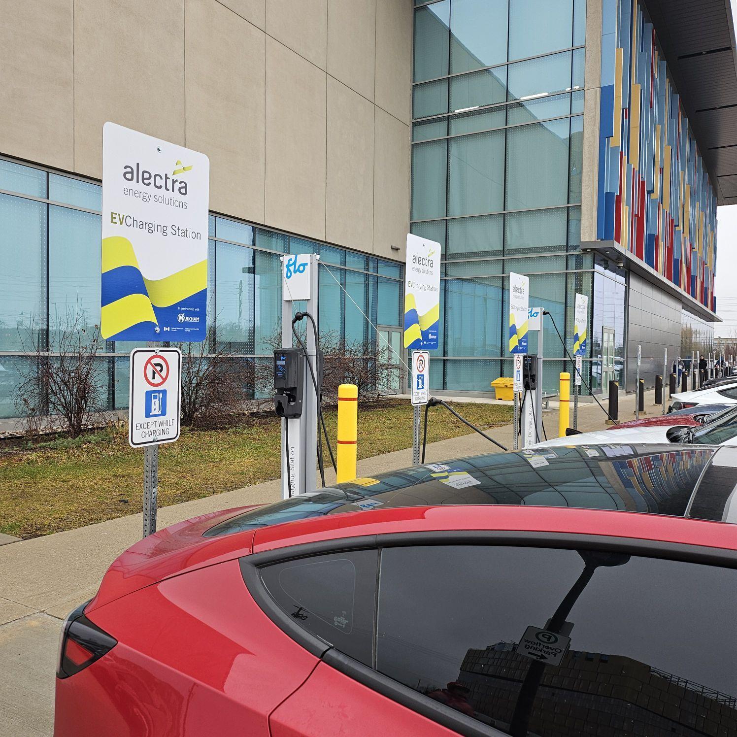 Pan Am Centre Markham, ON EV Station