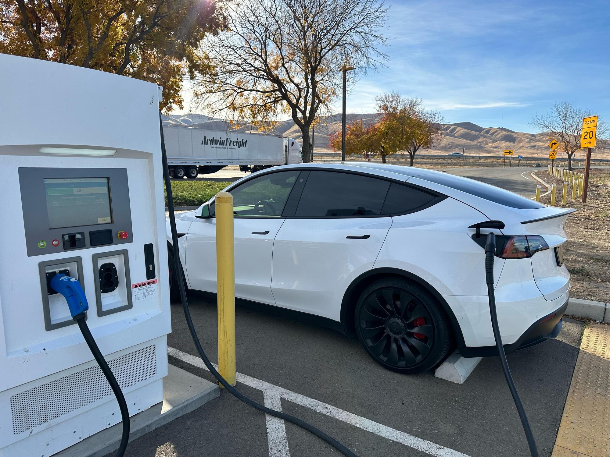 Westley Rest Area Northbound Manteca, CA EV Station