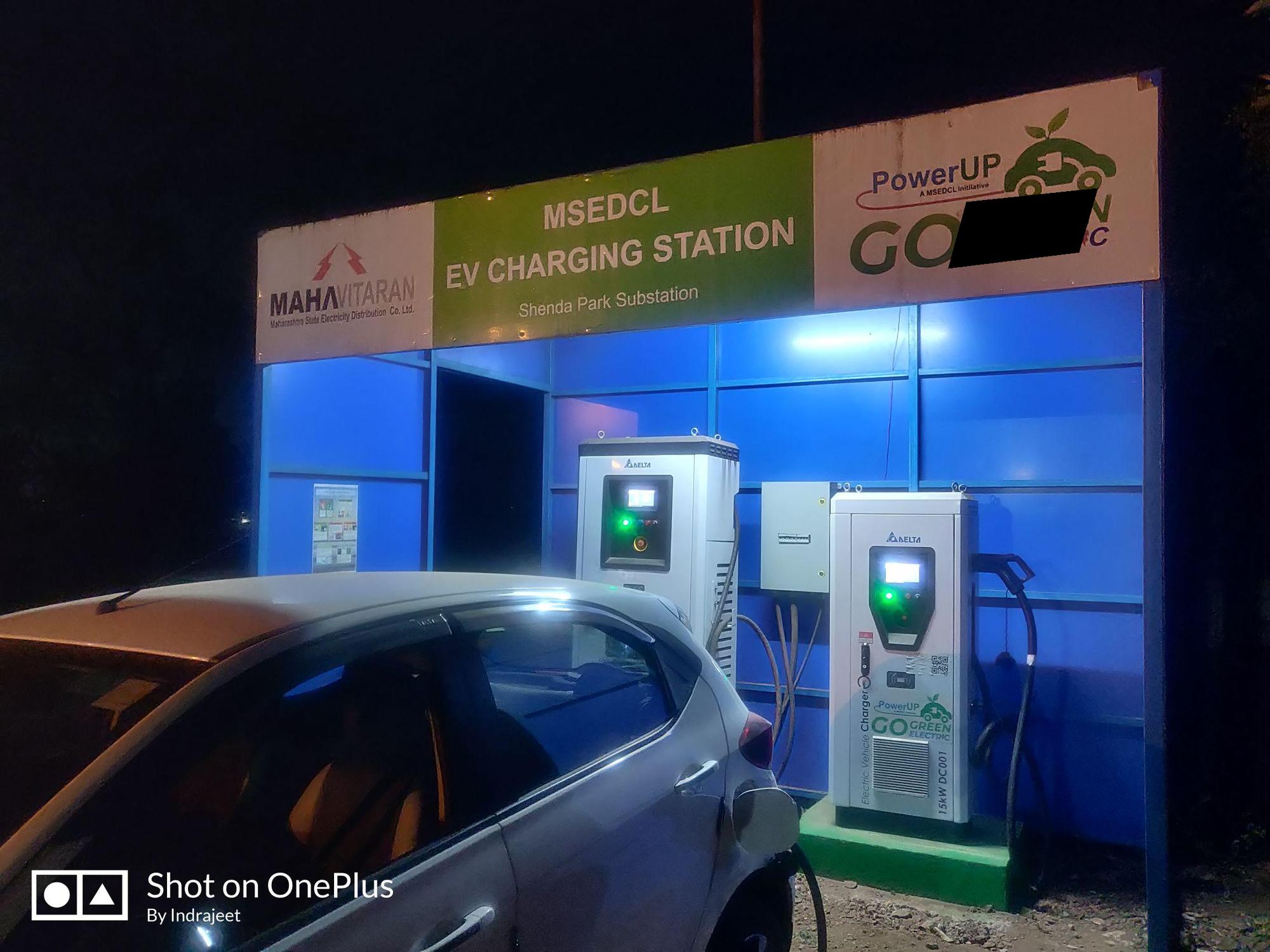 MSEDCL Kolhapur Shenda Park Kolhapur, MH EV Station
