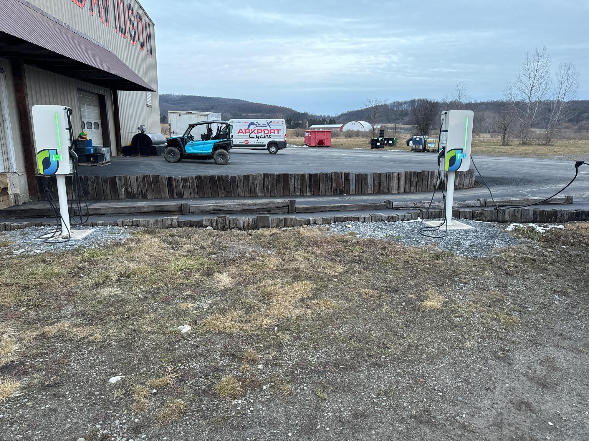 Arkport Cycles Hornell, NY EV Station