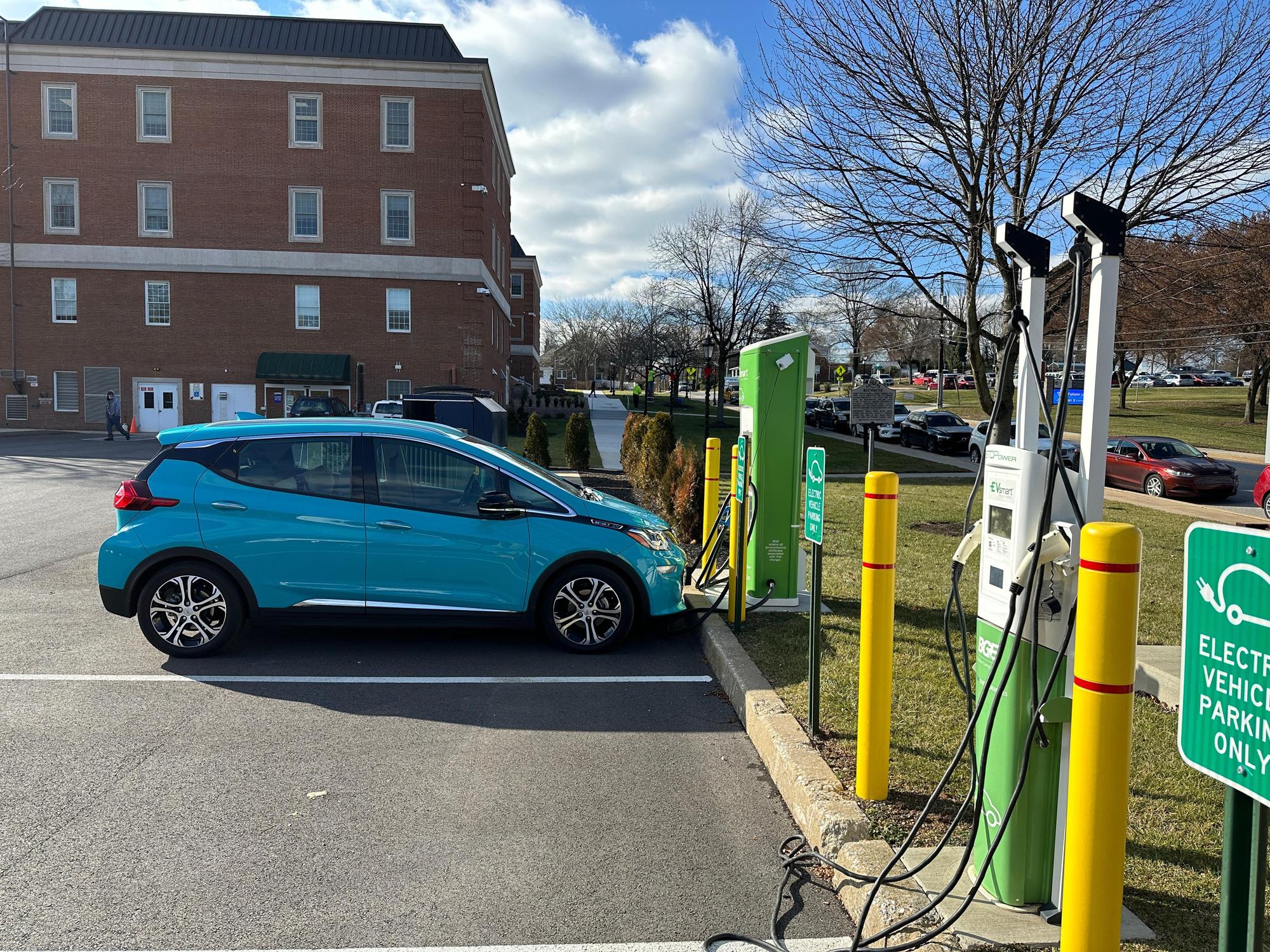 Carroll County Commissioner's Office Westminster, MD EV Station