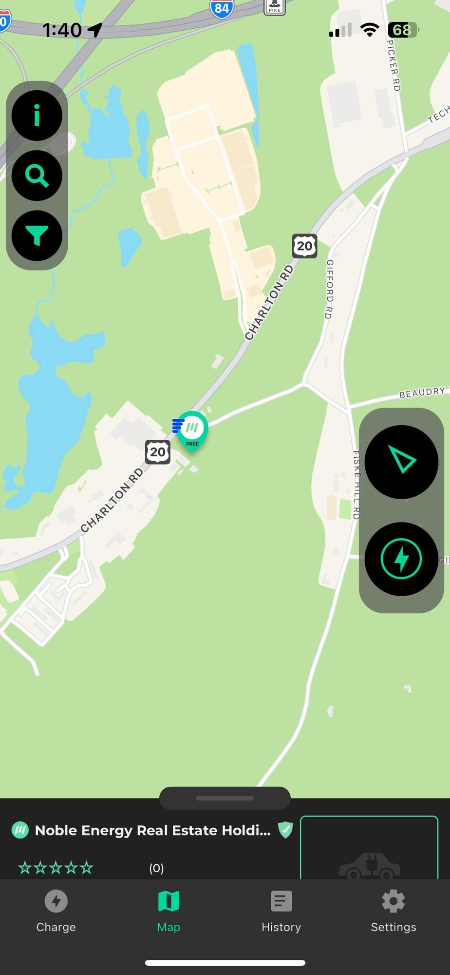 Noble Gas Station Sturbridge, MA EV Station