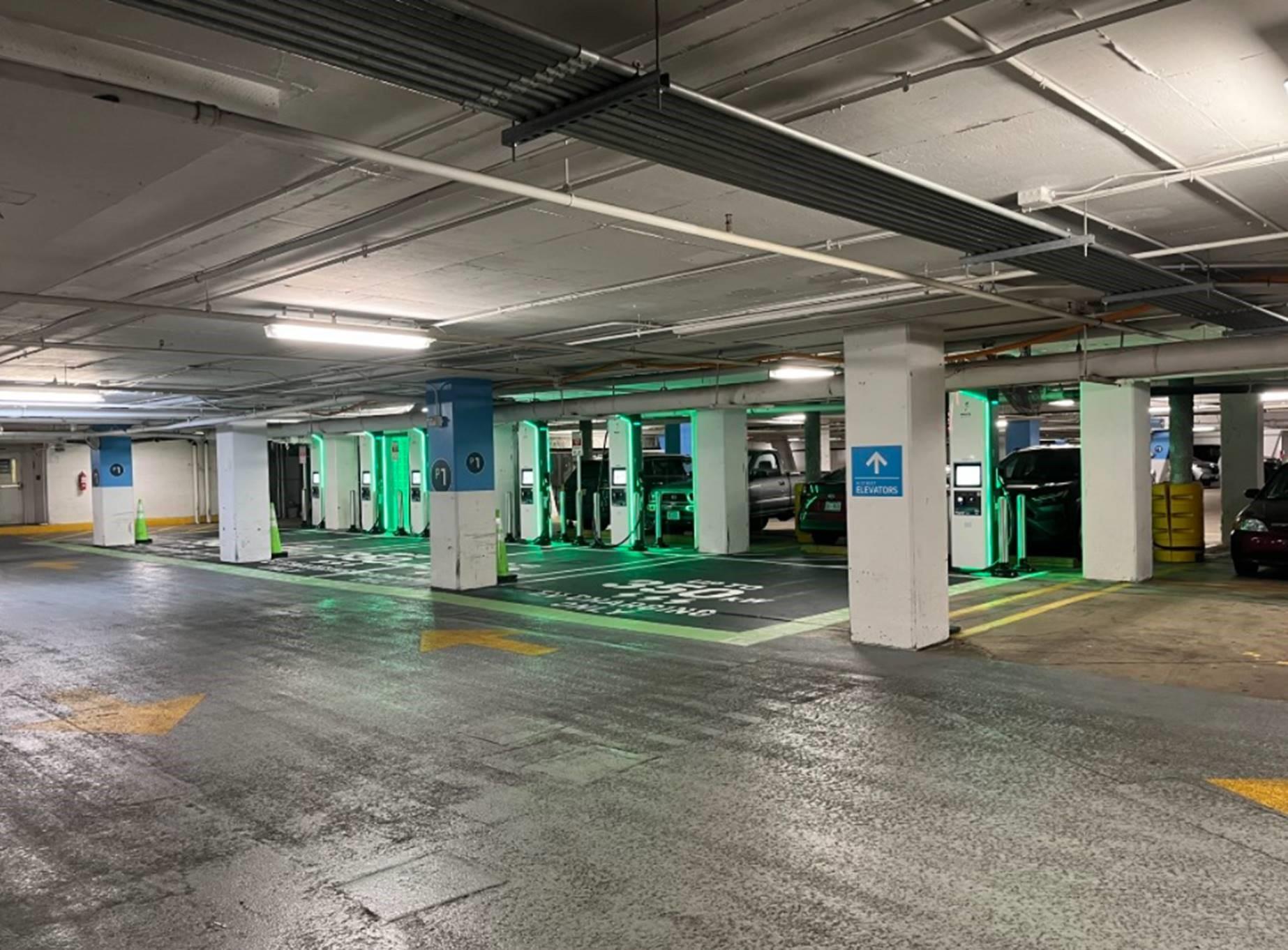 Jamestown Park Garage Washington, DC EV Station