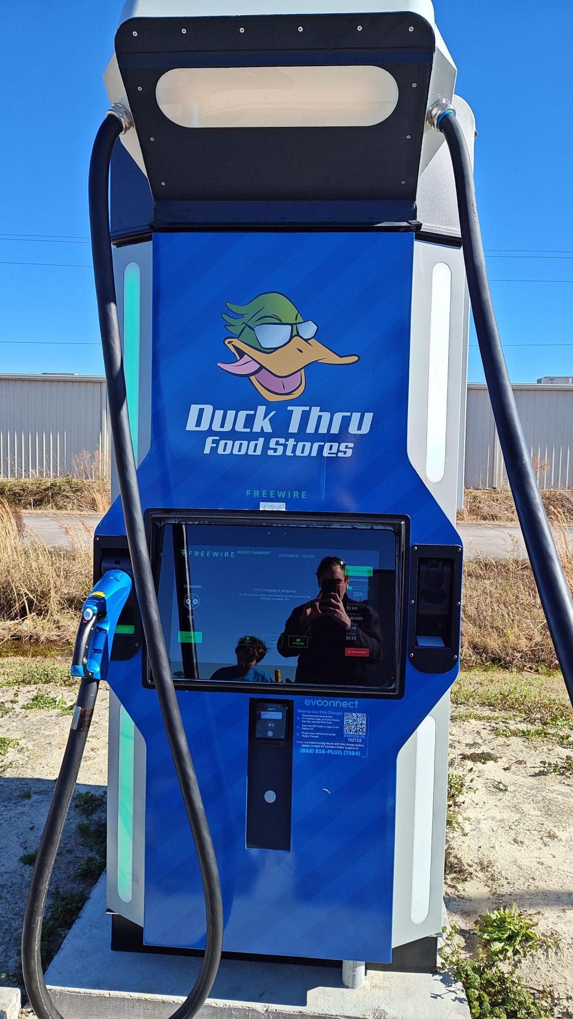 Duck Thru Columbia, NC EV Station
