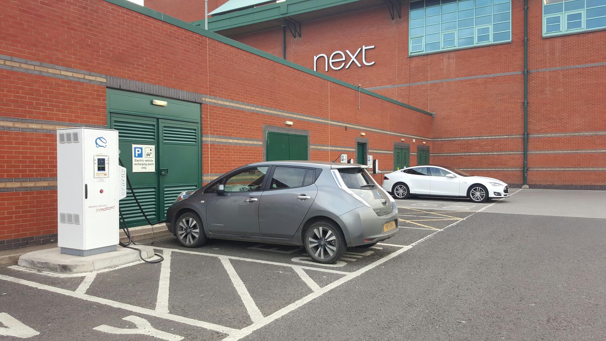 Meadowhall Centre Orange Car Park Sheffield, England EV Station