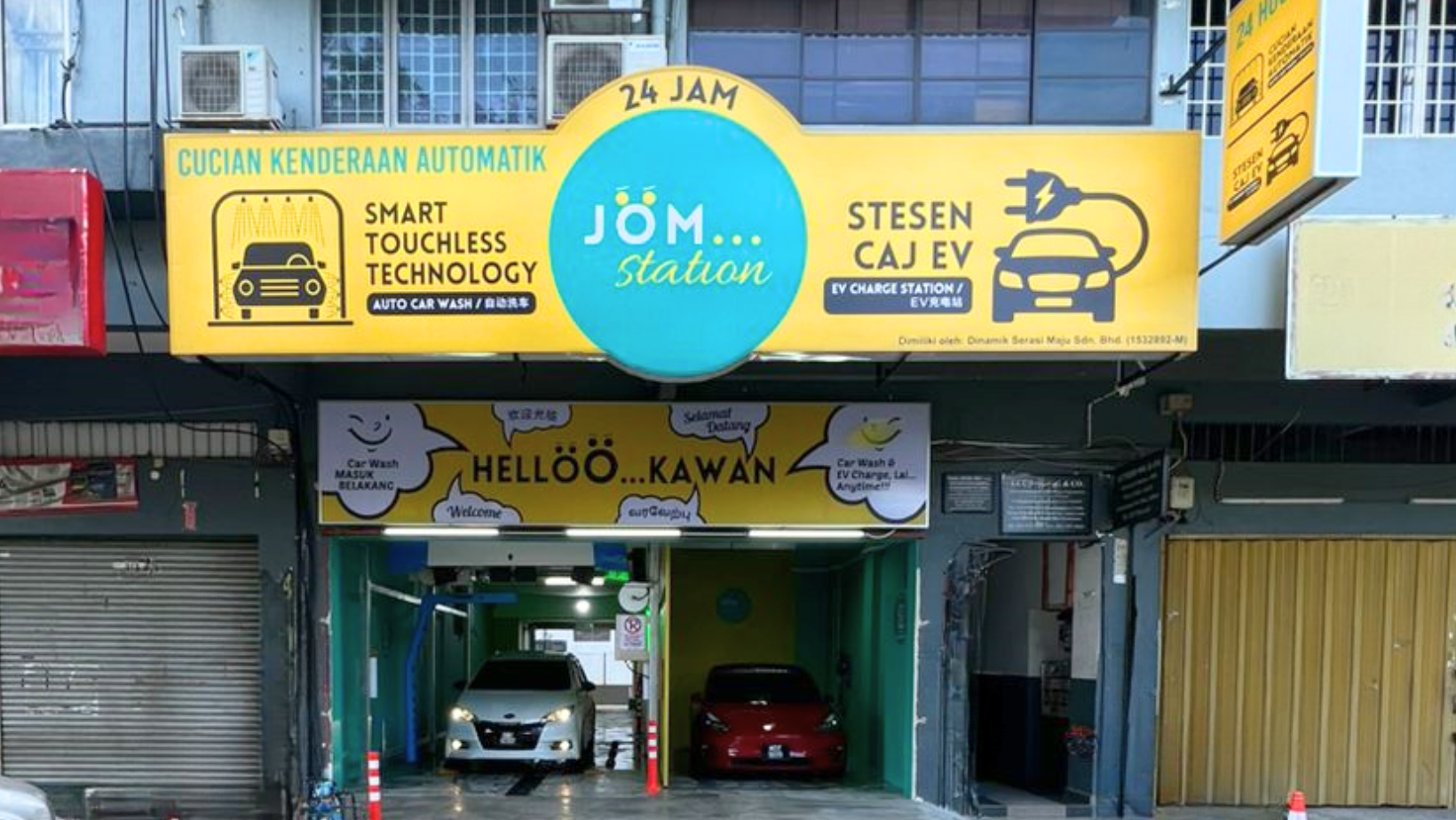 Jom Station Kuchai EV charging & Auto Car Wash Kuala Lumpur, Wilayah