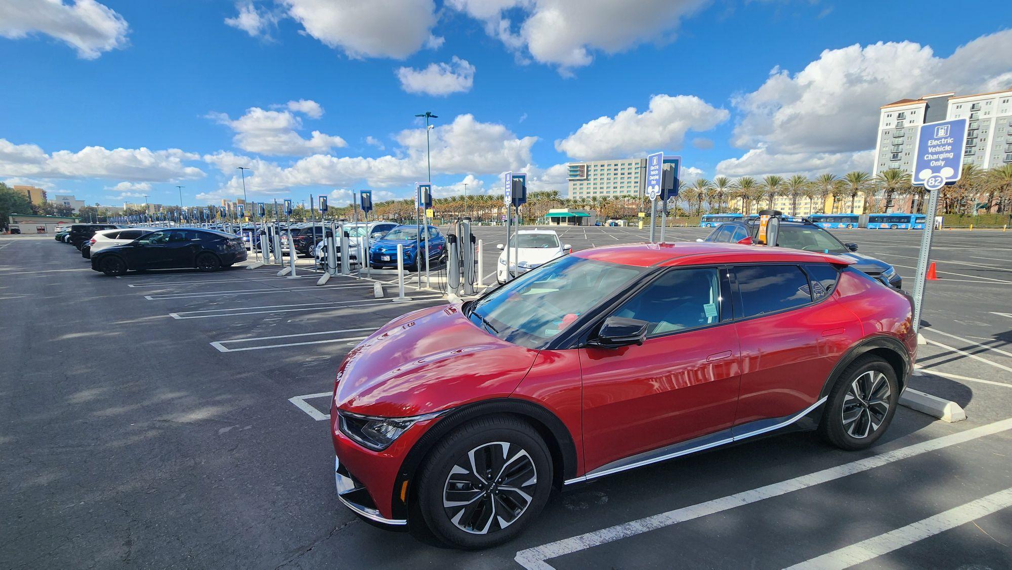 Disneyland Toy Story Parking Lot Anaheim, CA EV Station