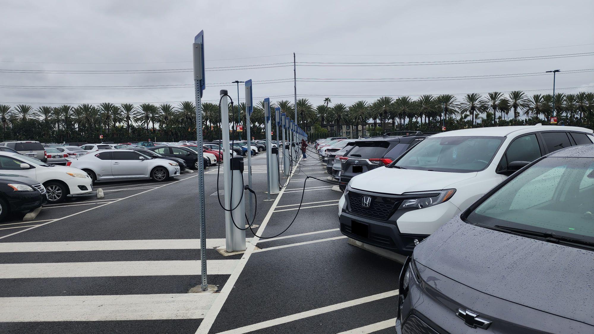Disneyland Simba Downtown Disney Parking Lot Anaheim, CA EV Station