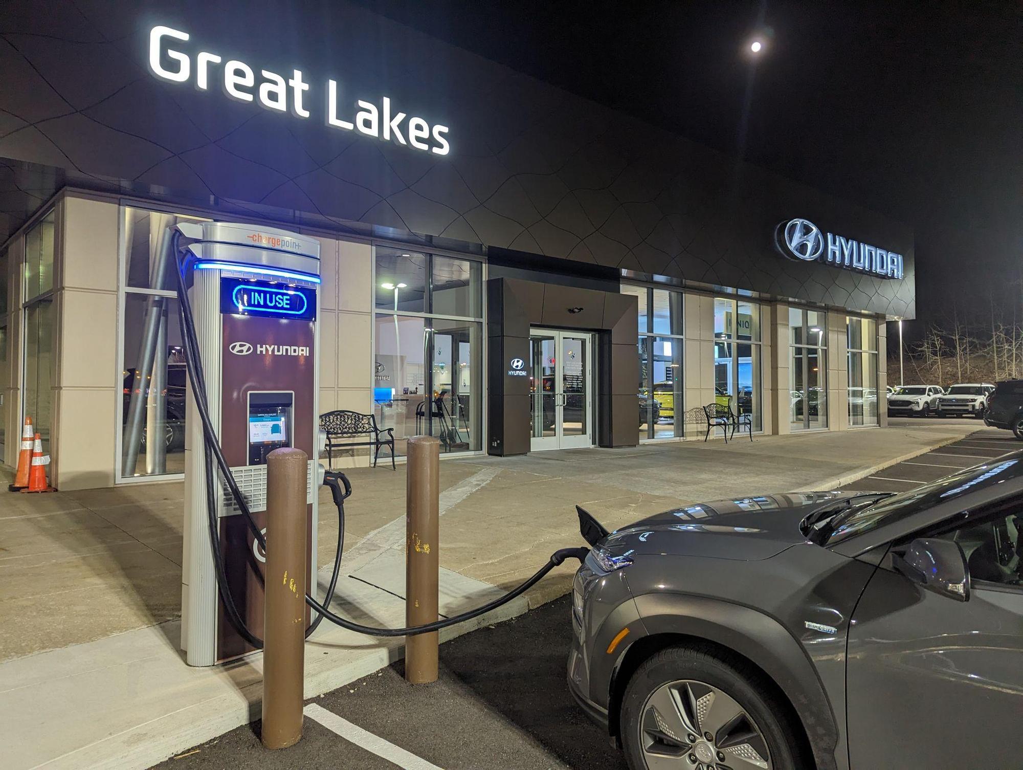 Great Lakes Hyundai | Streetsboro, OH | EV Station