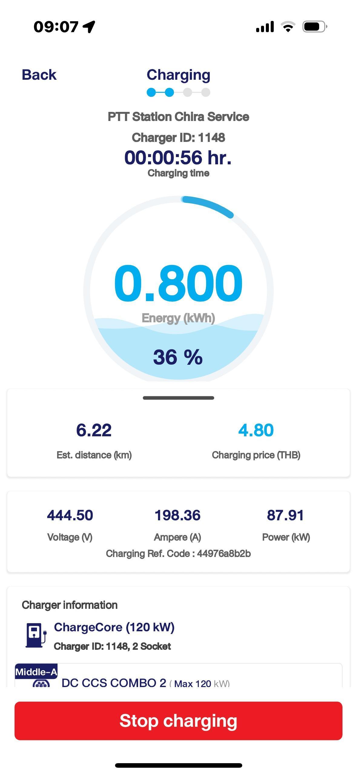 PTT Station Mae Klong Ampawa Tambon Mae Klong, Chang Wat Samut
