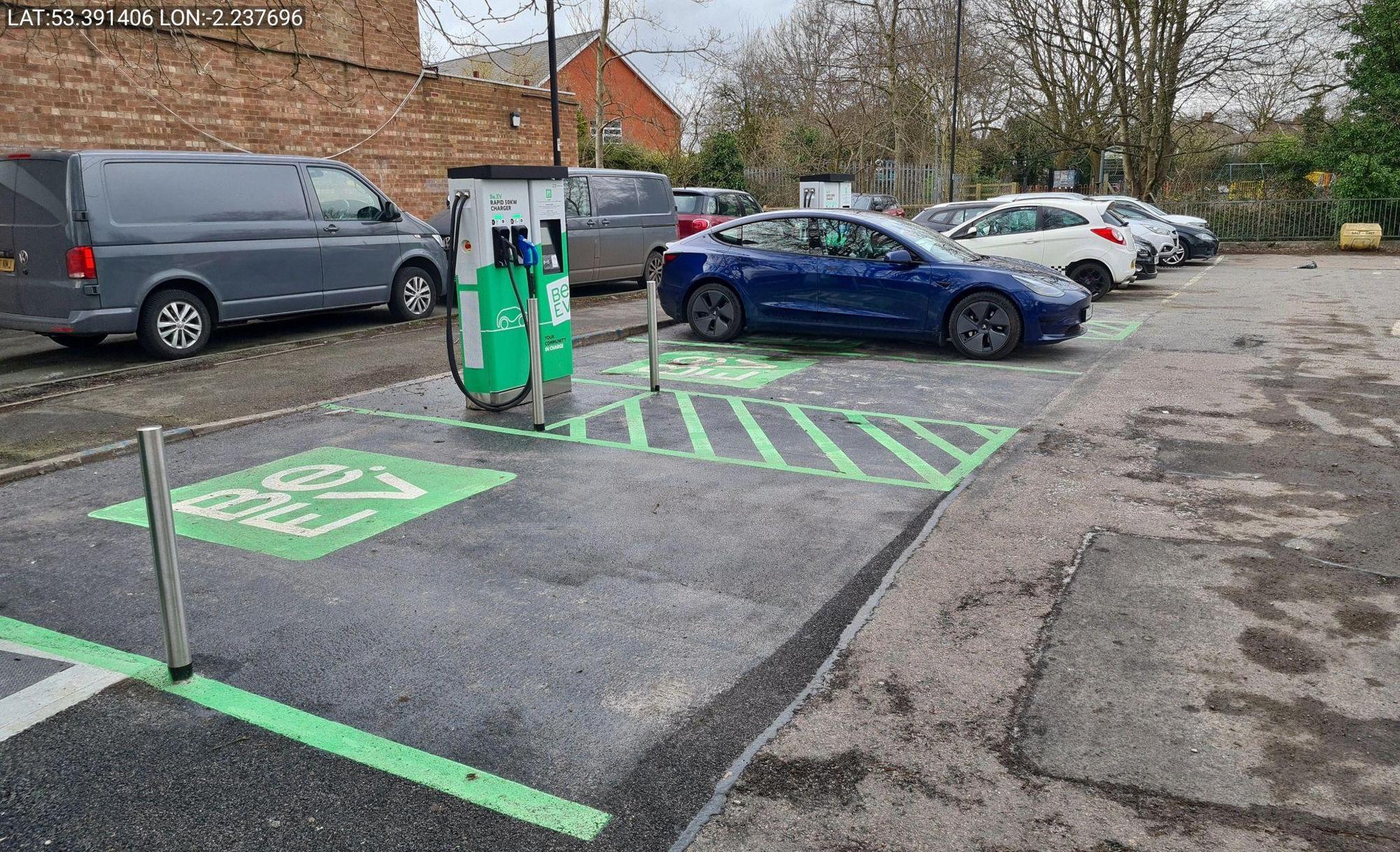 Church Road Car Park Gatley, England EV Station