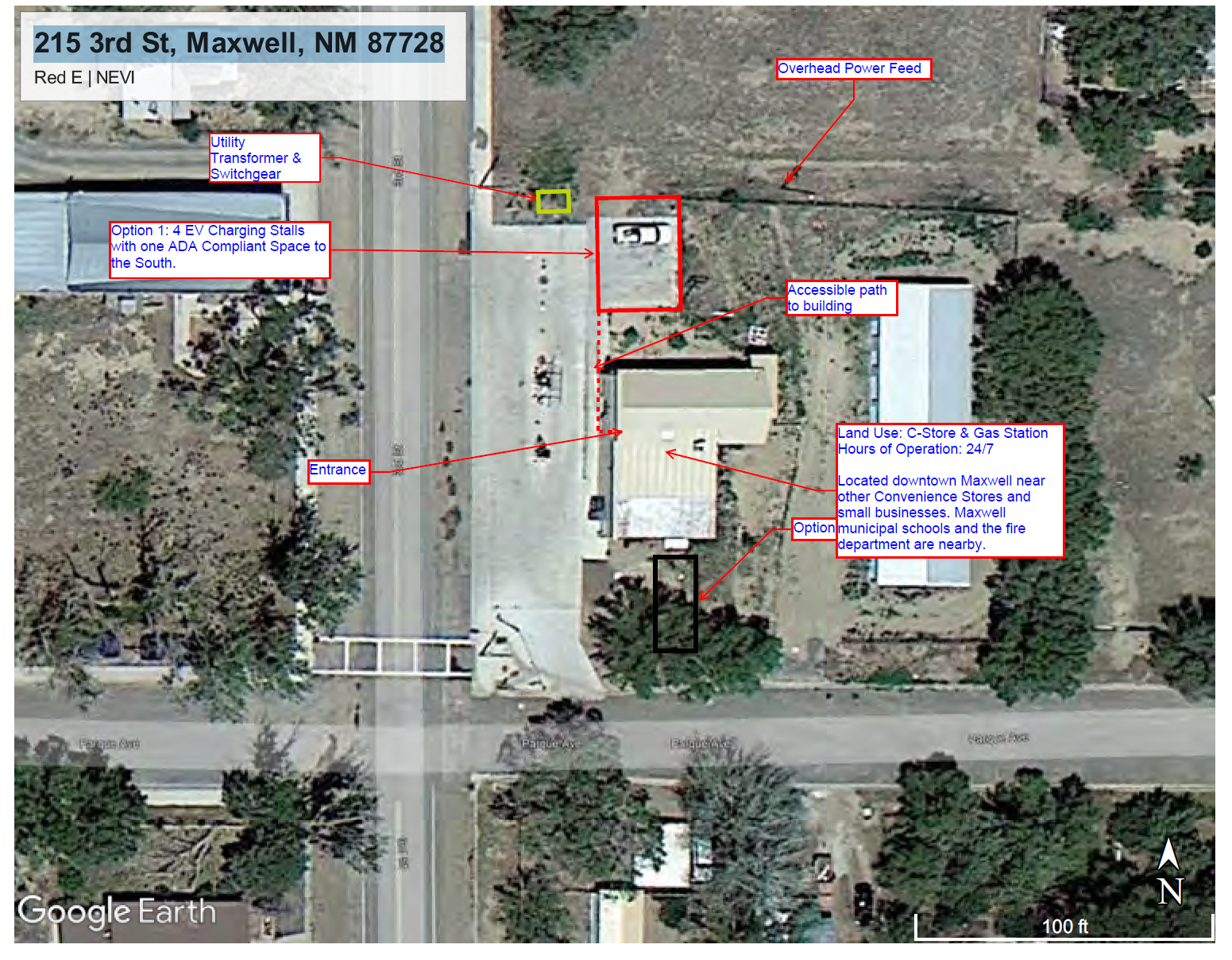Maxwell Station Soon) Maxwell, NM EV Station