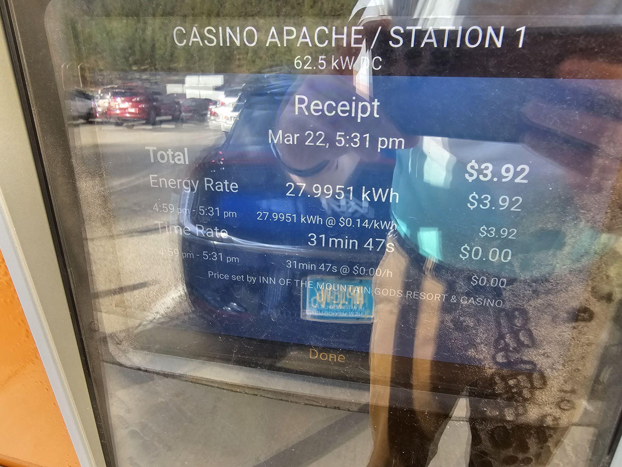 Casino Apache Travel Center Mescalero, NM EV Station
