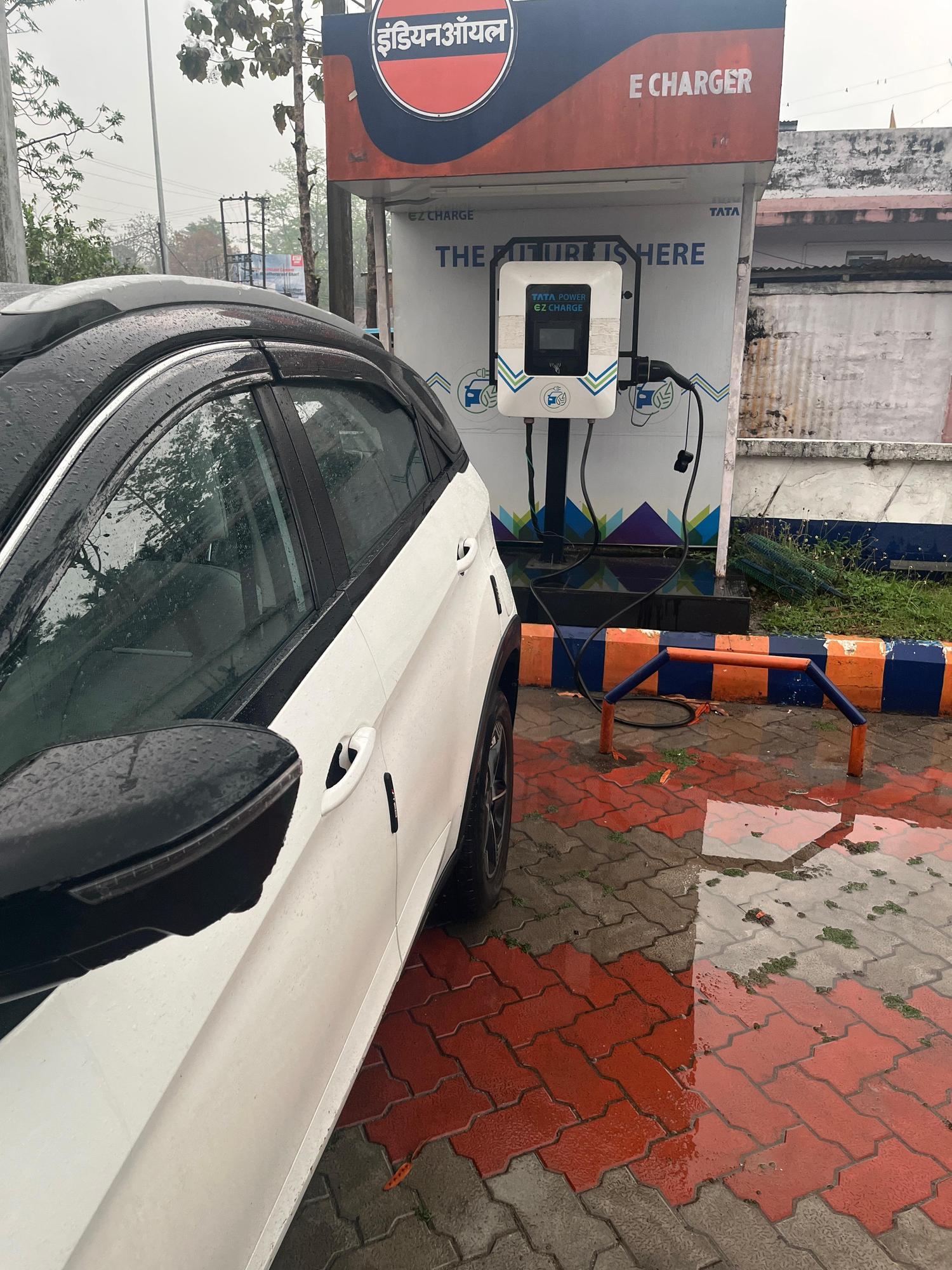 IOCL Madarihat Auto Service Tata Power EV Charging Station Uttar