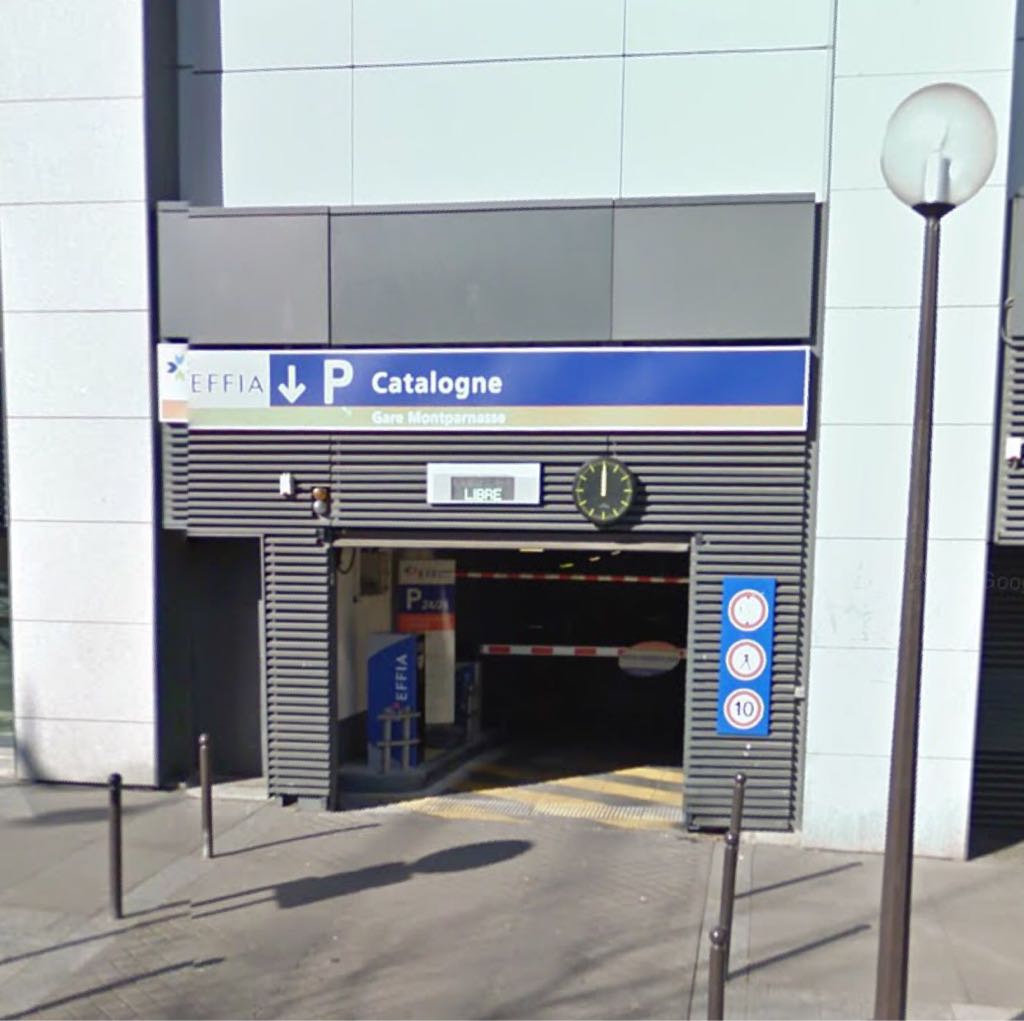 EFFIA Parking Catalogne Paris, ÎledeFrance EV Station