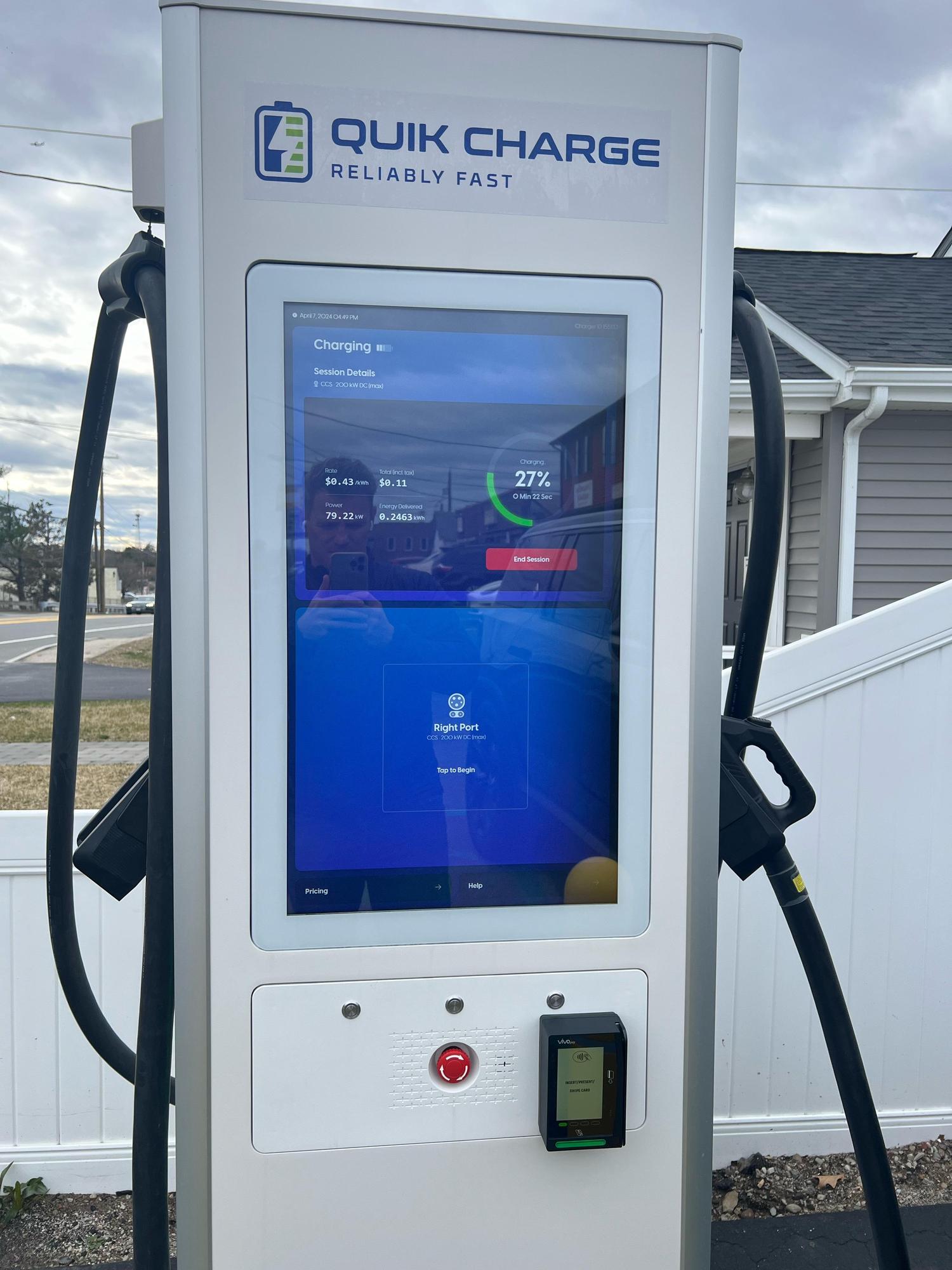 Quik Charge Electric Era EV Fast Charging Station Weymouth, MA EV Station