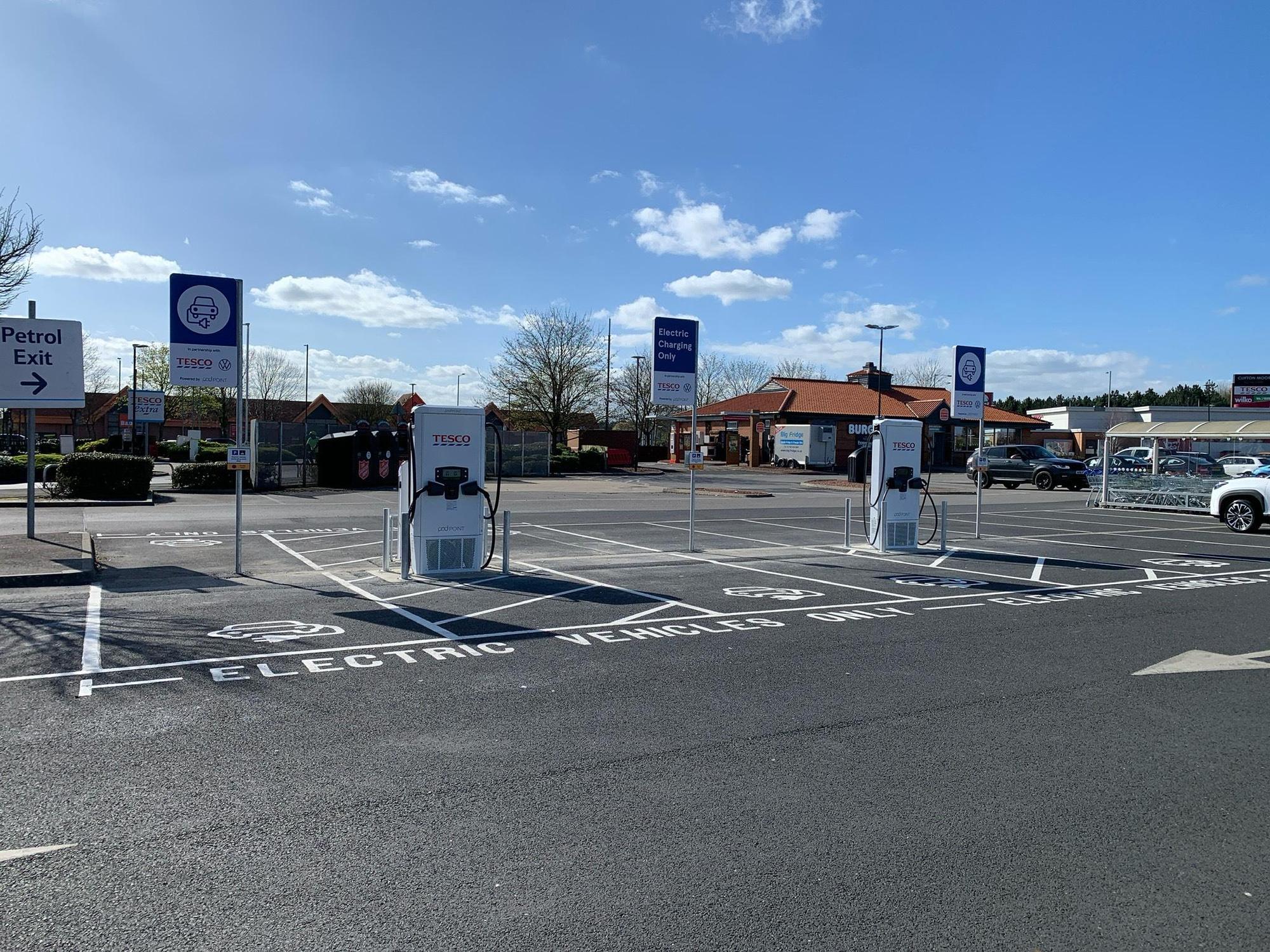 Tesco Extra Clifton Moor Rawcliffe, England EV Station