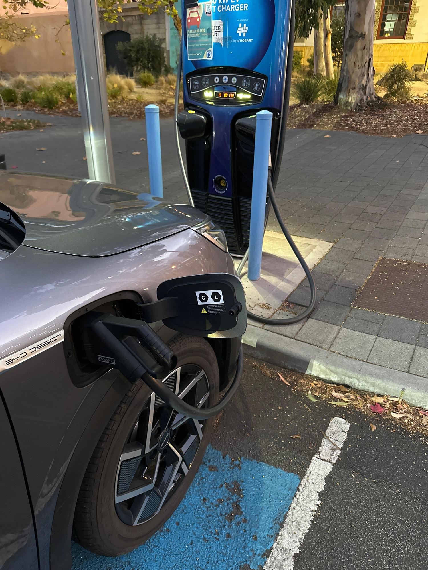 Dunn Place Car Park Hobart, TAS EV Station