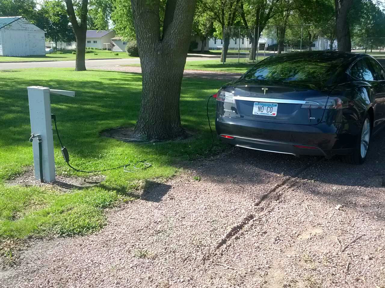County Line Campground Comfrey, MN EV Station