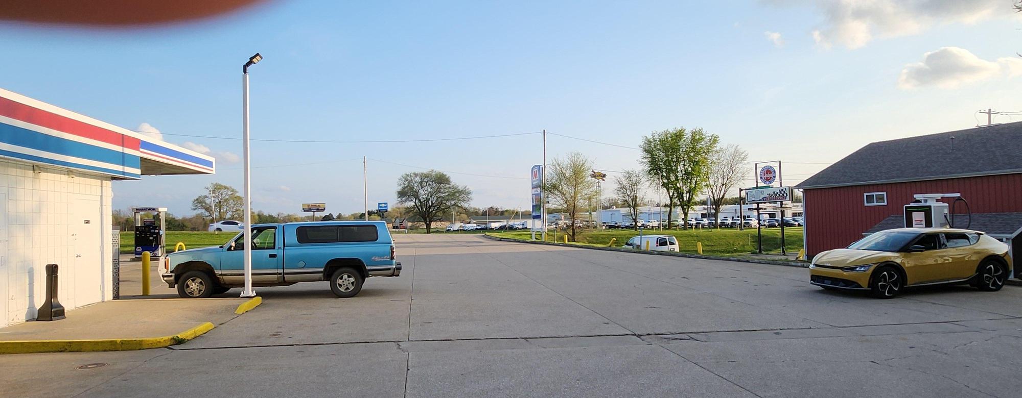 Marathon Gas Station Plainwell, MI EV Station