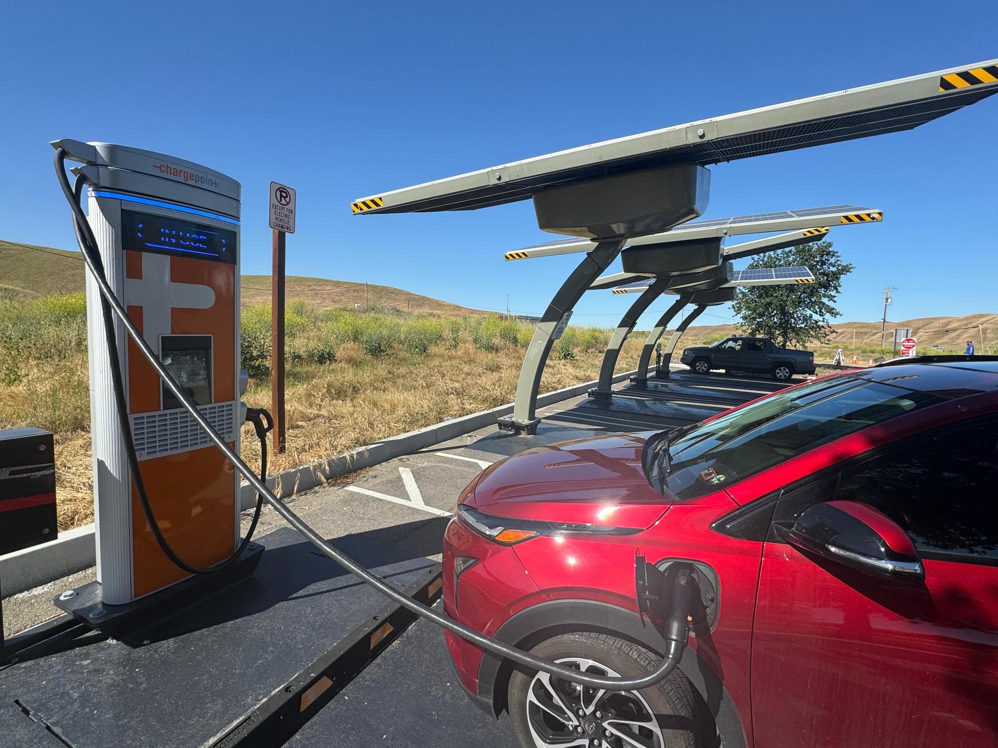 Caltrans Shandon Safety Roadside Rest Area Shandon, CA EV Station
