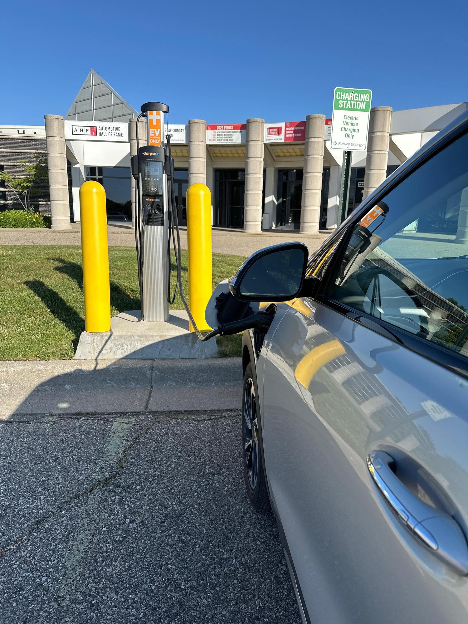 Automotive Hall of Fame Dearborn, MI EV Station