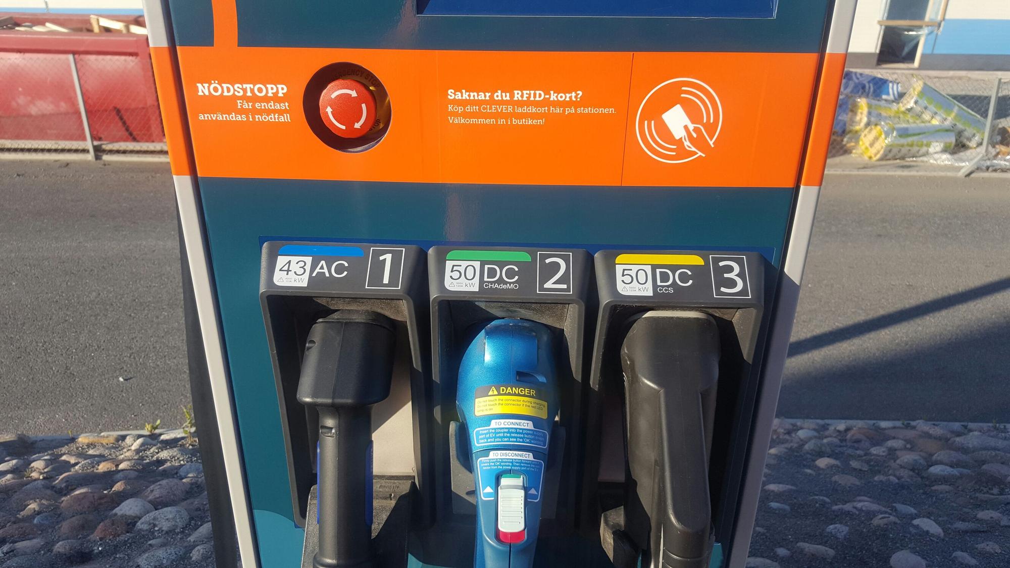 Norrsundavägen Rosersberg, Stockholms län EV Station