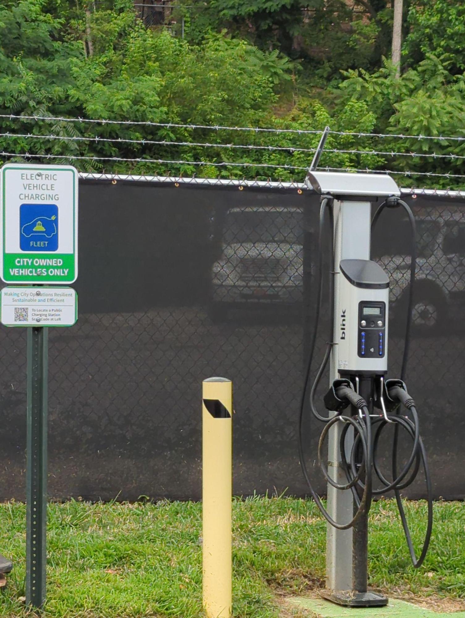 Public Works Fleet Building F Asheville, NC EV Station