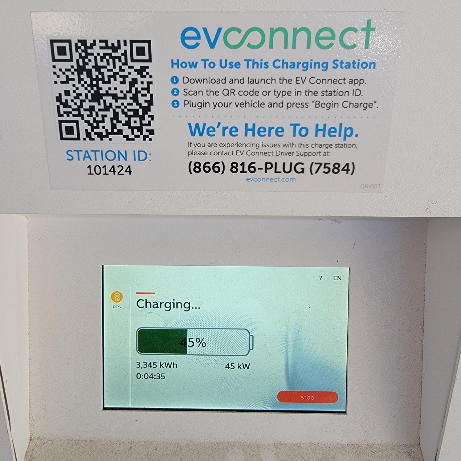 Walker Motor Company Kittanning, PA EV Station