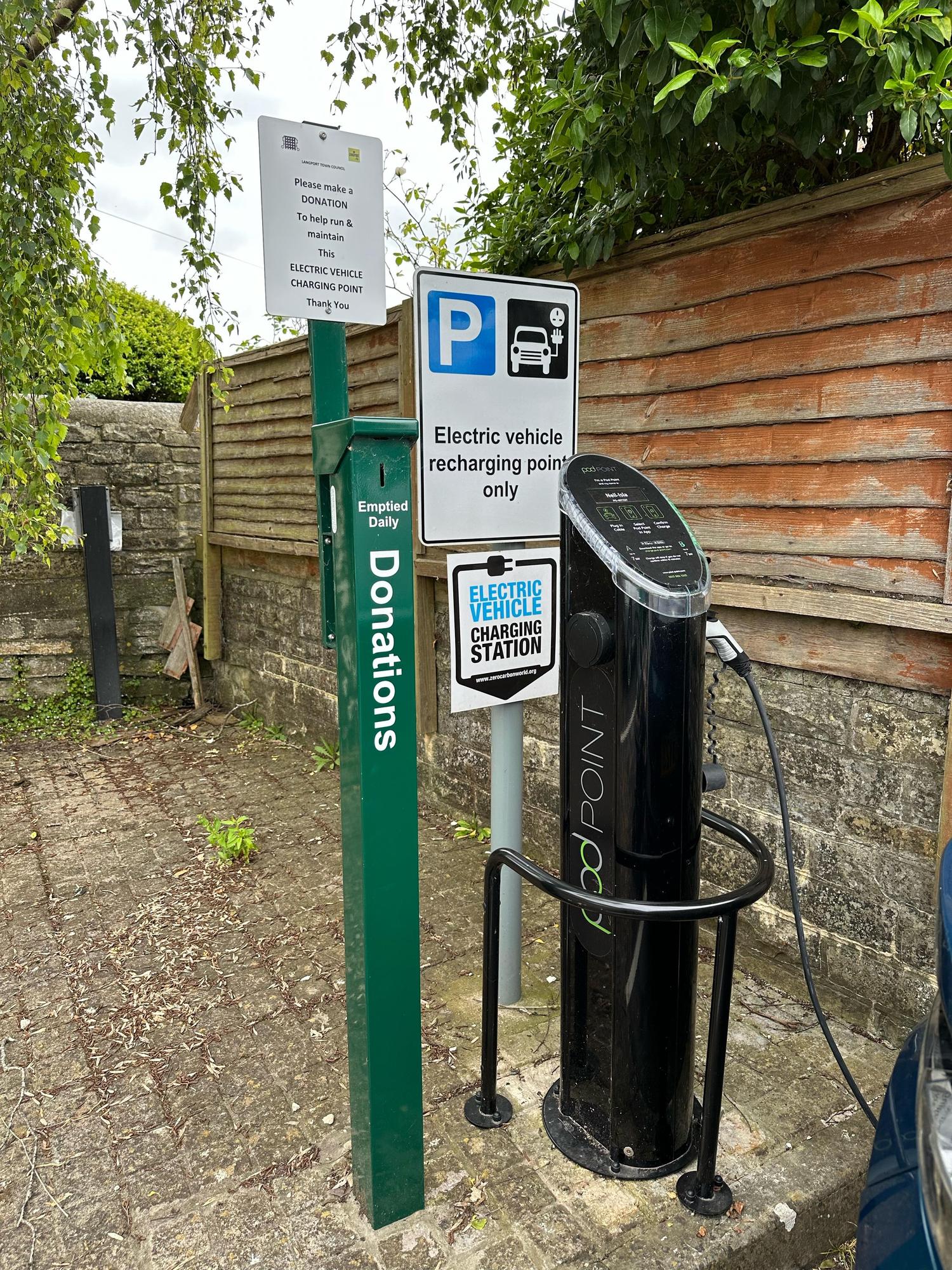 Pod Point - Bow Street Car Park | Langport, England | EV Station