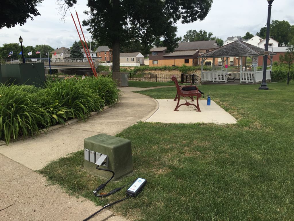 Cascade City Park Cascade, IA EV Station
