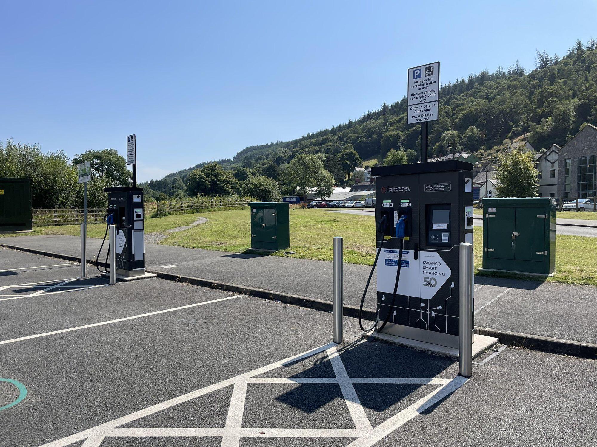 Green Lane Car Park Green Lane, Corwen, LL21 0DR, UK EV Station