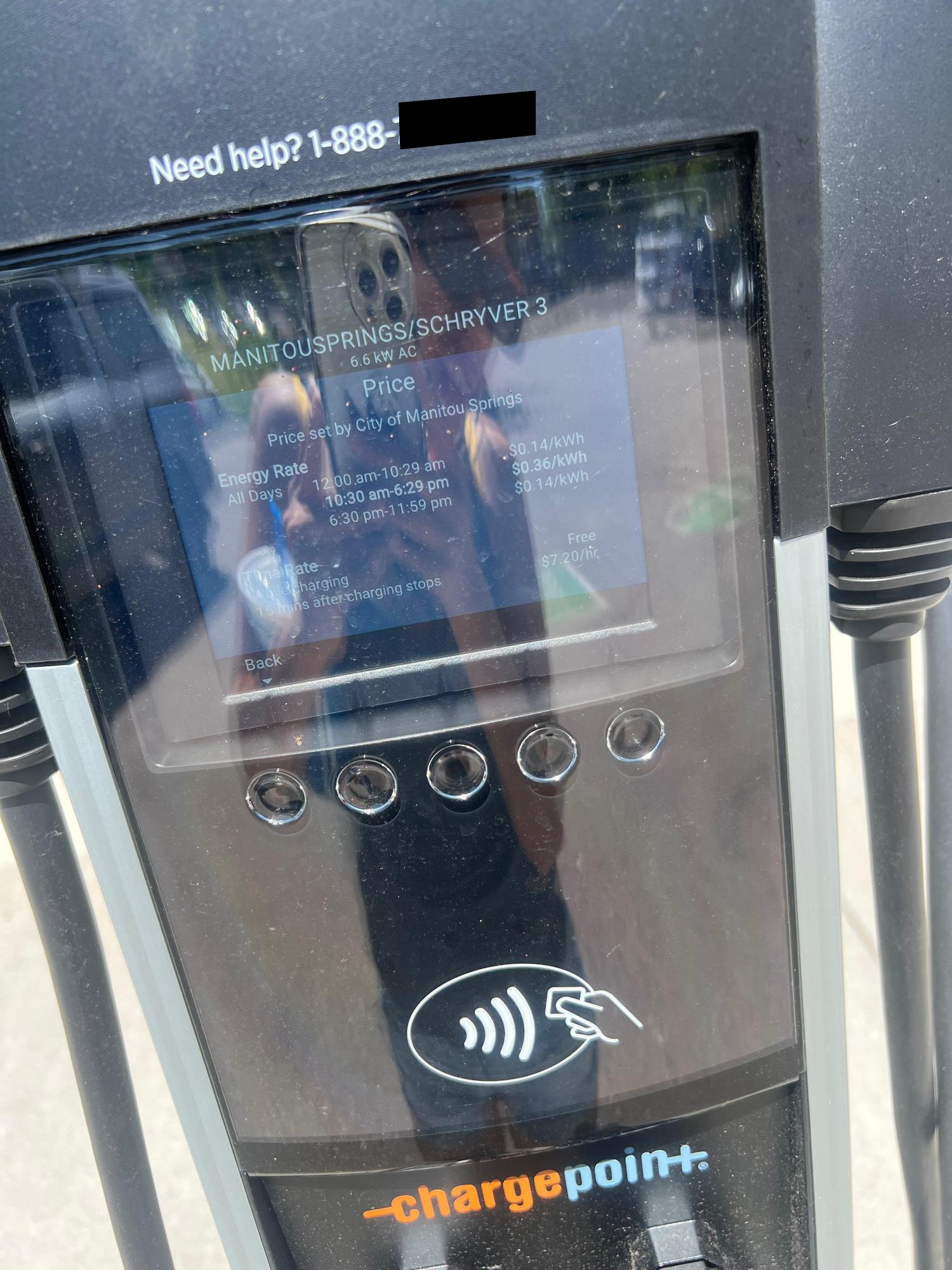 Manitou Pool & Fitness Center Manitou Springs, CO EV Station