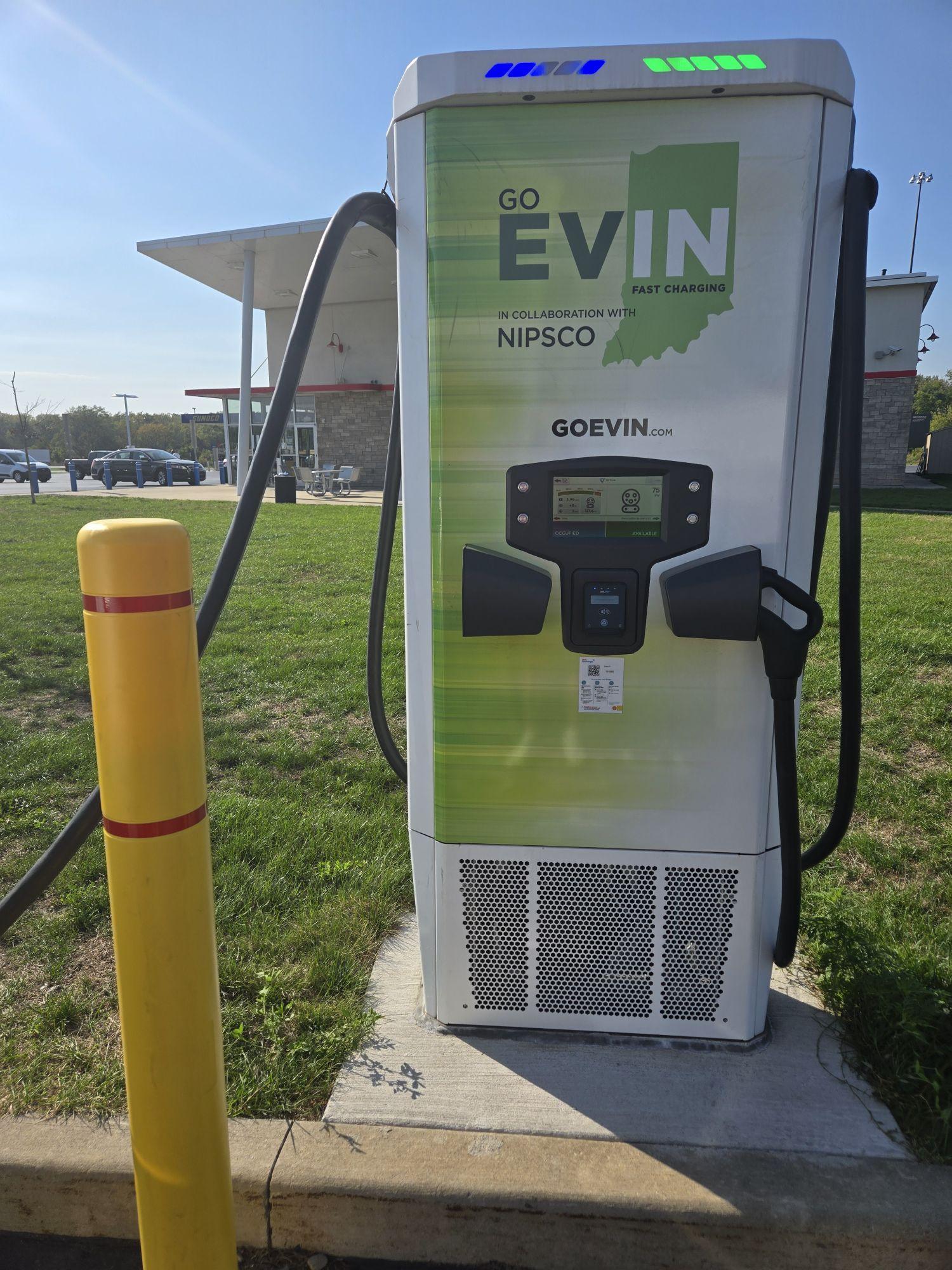 Goevin Charger JT McCutcheon Travel Plaza (2) | Portage, IN | EV Station