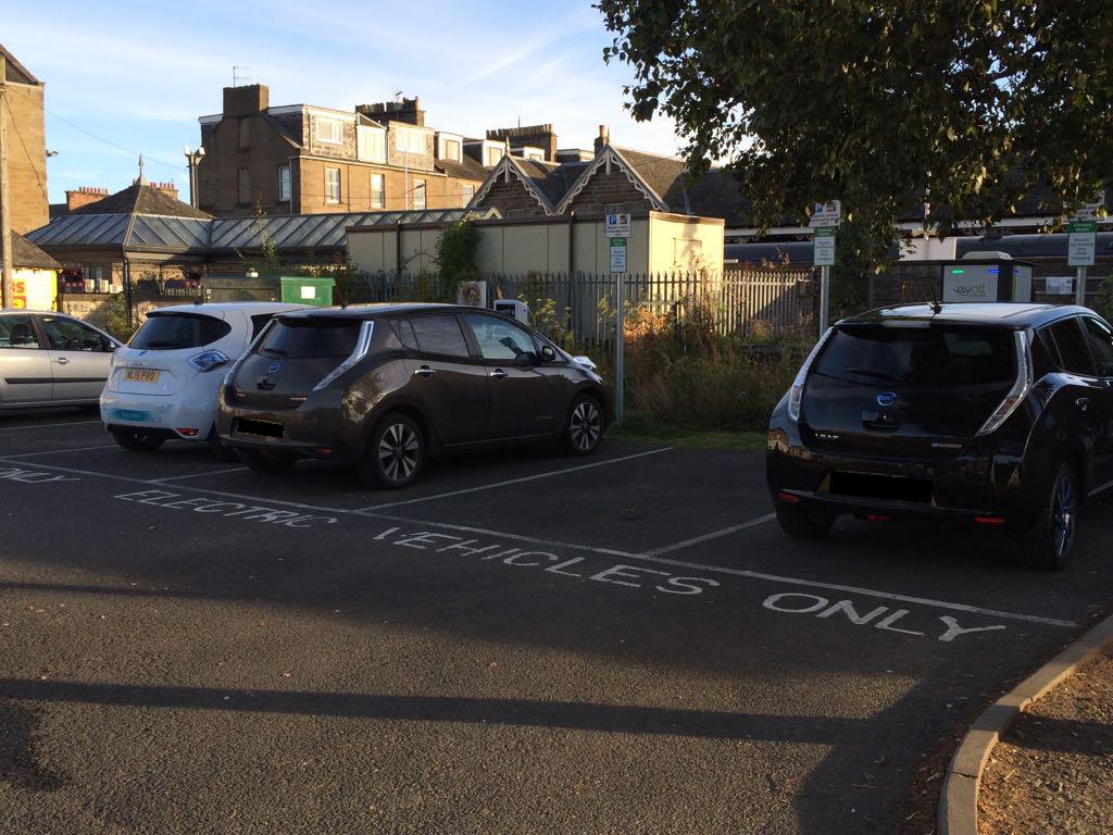 Queen Street Car Park Dundee, Scotland EV Station