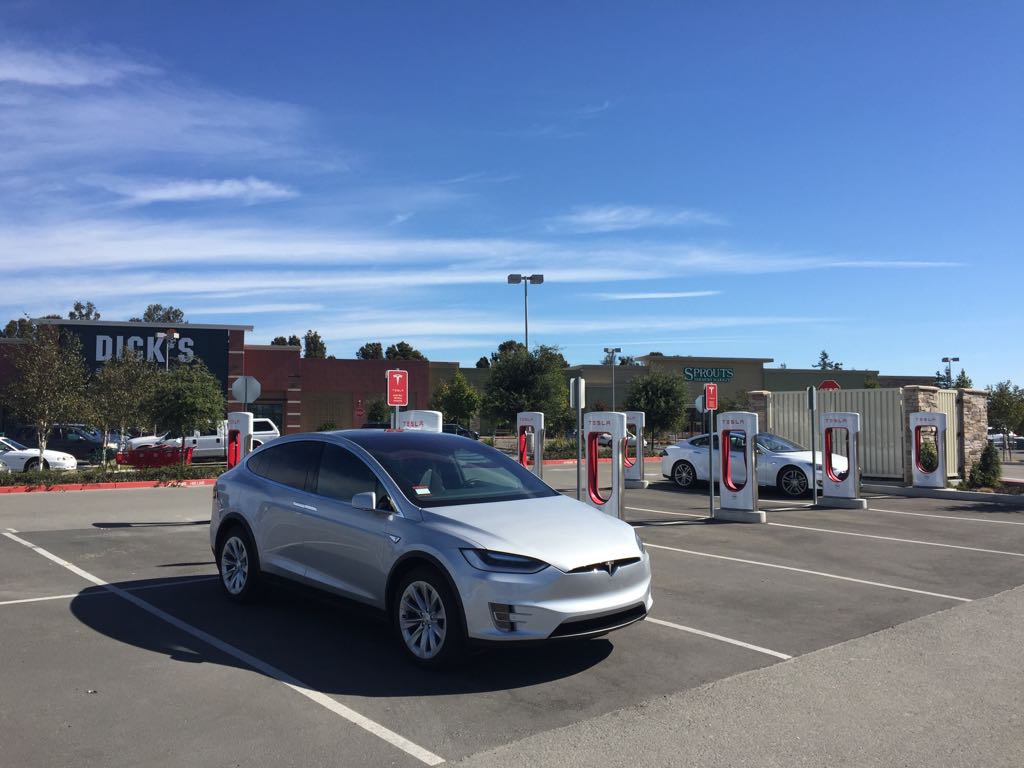 East Washington Place Sprouts Farmers Market Petaluma, CA EV Station