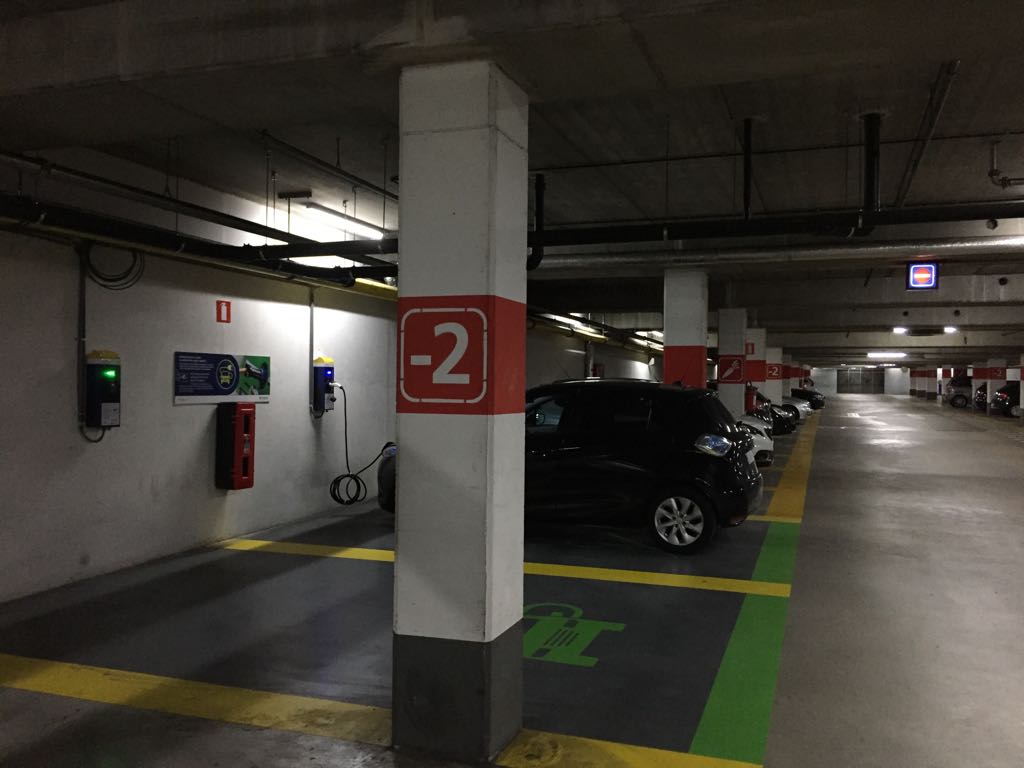 Interparking Centraal Antwerpen, Vlaams Gewest EV Station