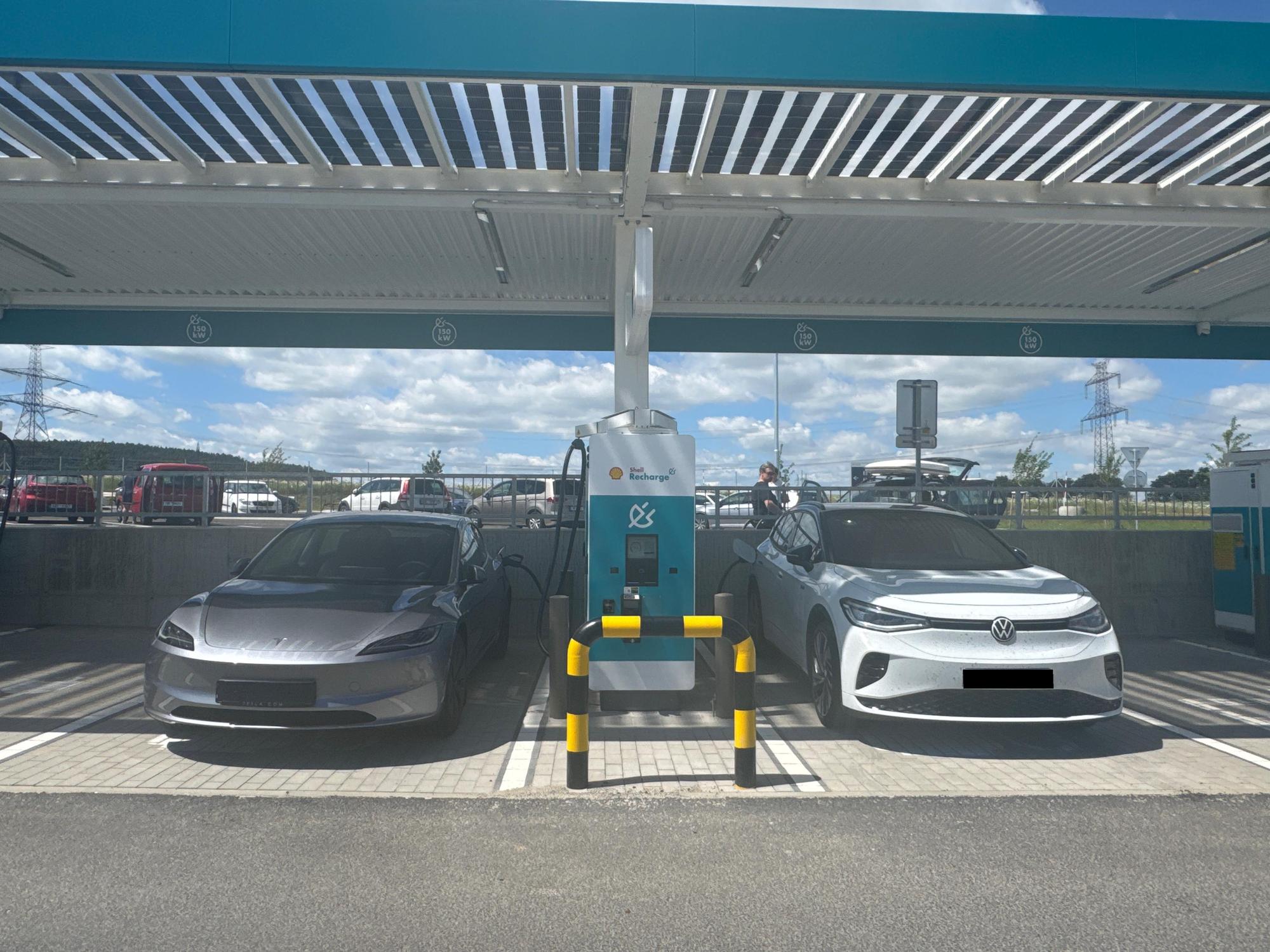Shell D4 Krsice (směr Písek) | D4 odpočívka Shell Krsice | EV Station