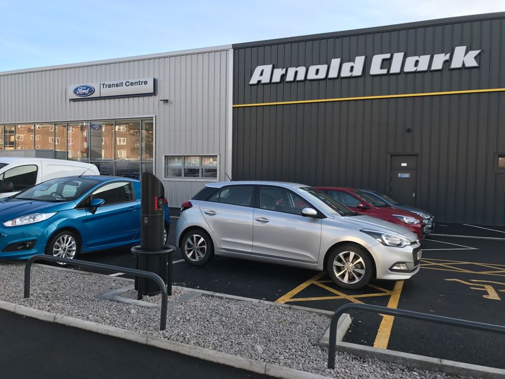 Arnold Clark Ford Aberdeen, Scotland EV Station