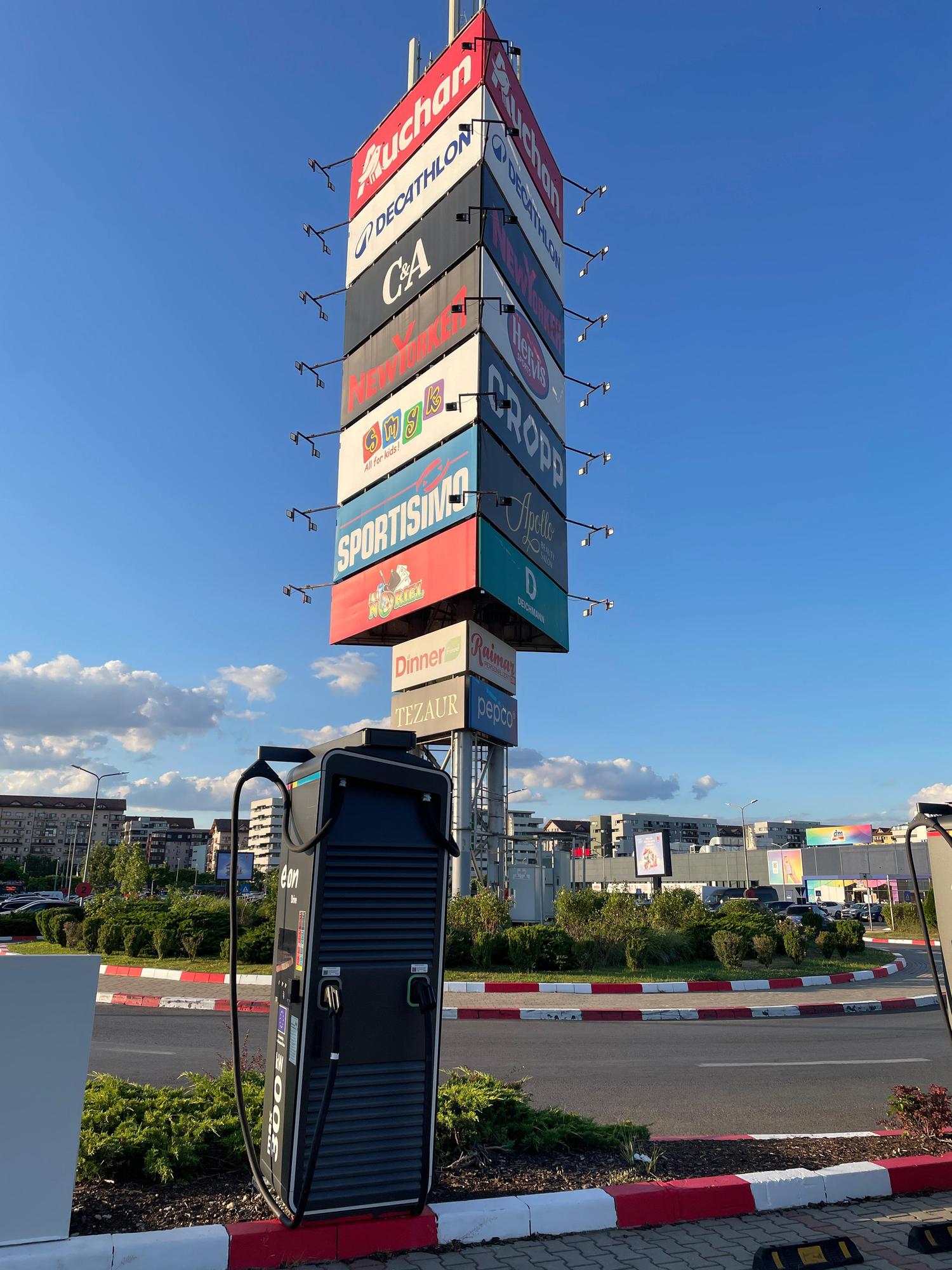 E on drive militari shopping bucharest bucharest ev station