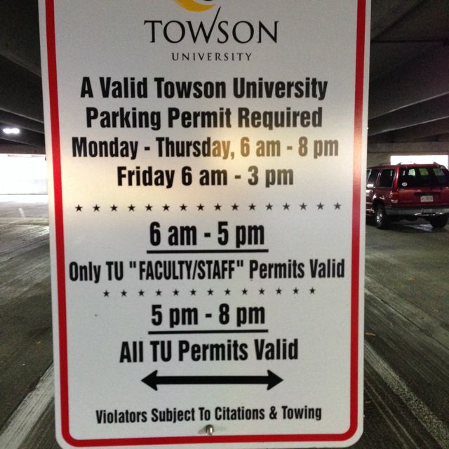 Towsontown Parking Garage Towson, MD EV Station