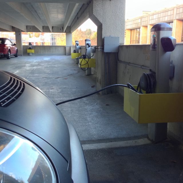 Towson University Union Parking Garage Towson, MD EV Station