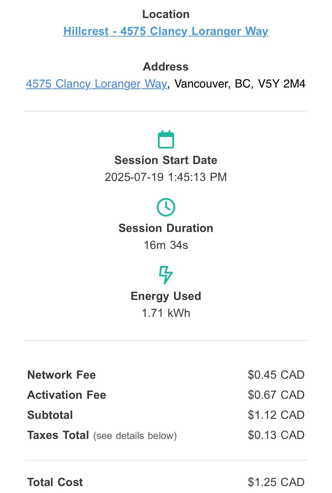 Hillcrest Aquatic Centre | Vancouver, BC | EV Station