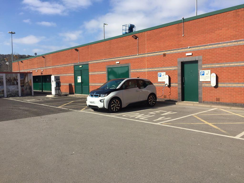 Meadowhall Centre Orange Car Park Sheffield, England EV Station
