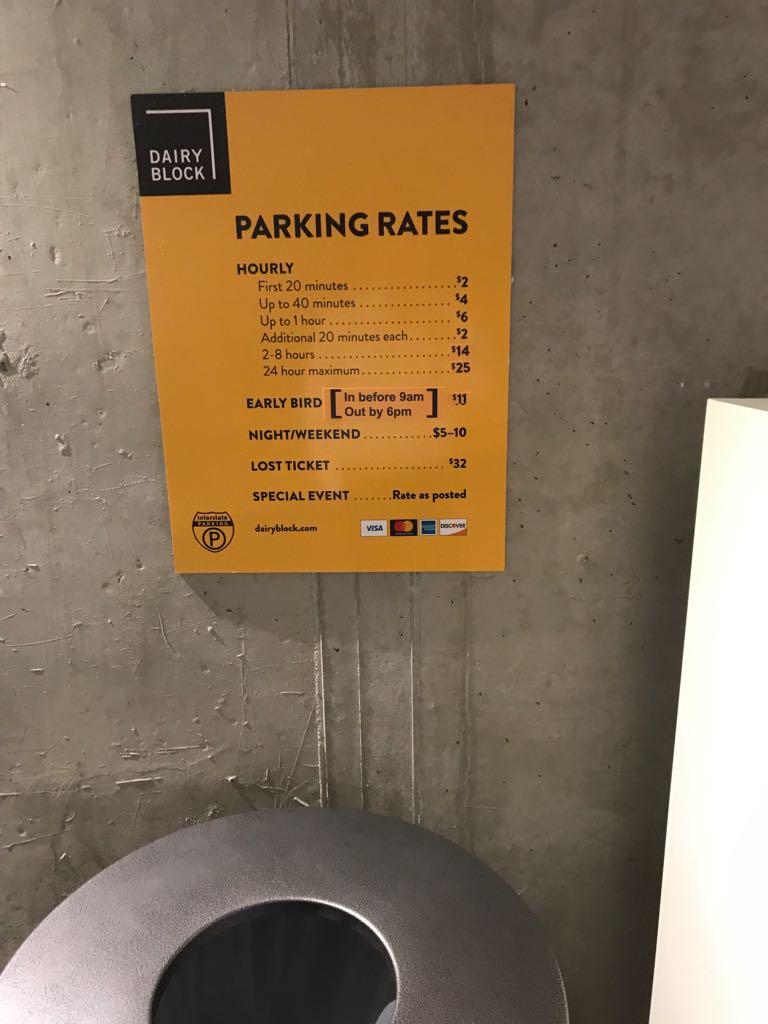 Dairy Block Parking Garage Denver, CO EV Station