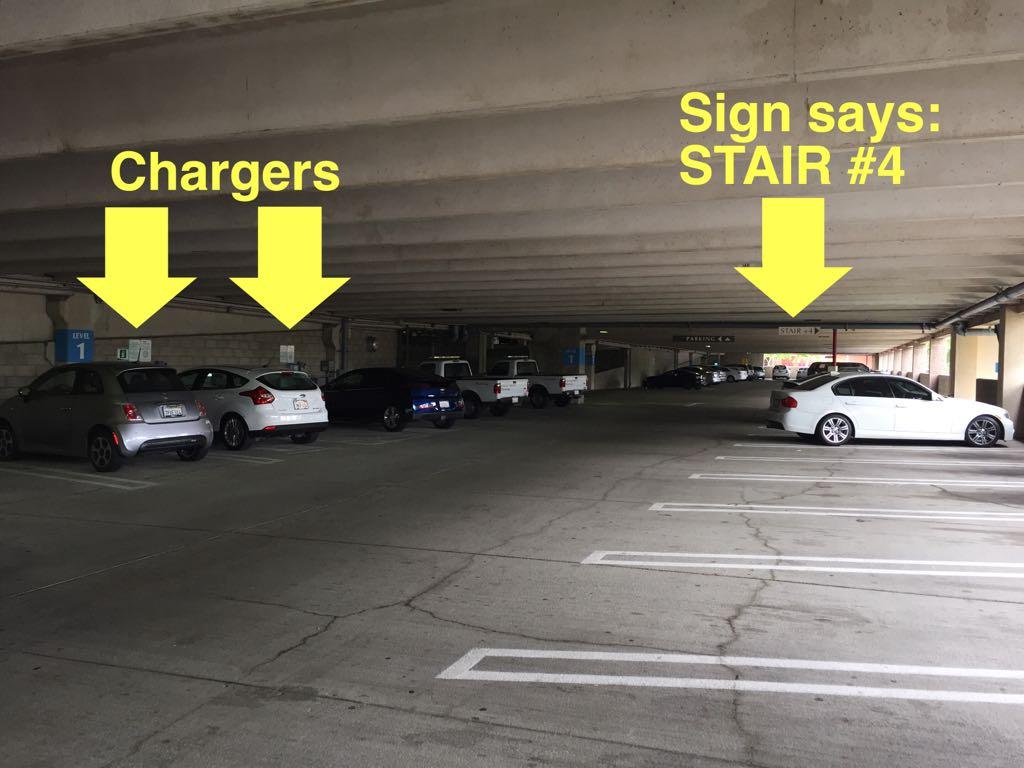 CSULB Parking Structure 1 Long Beach, CA EV Station